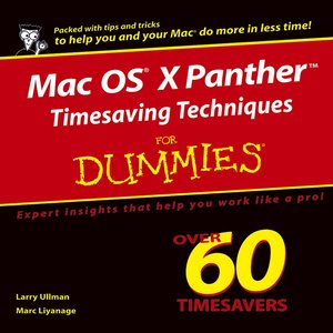 cover image of Mac OSX PantherTimesaving Techniques For Dummies